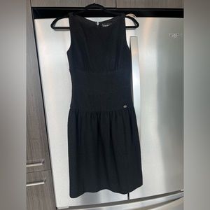 chanel black mini dress